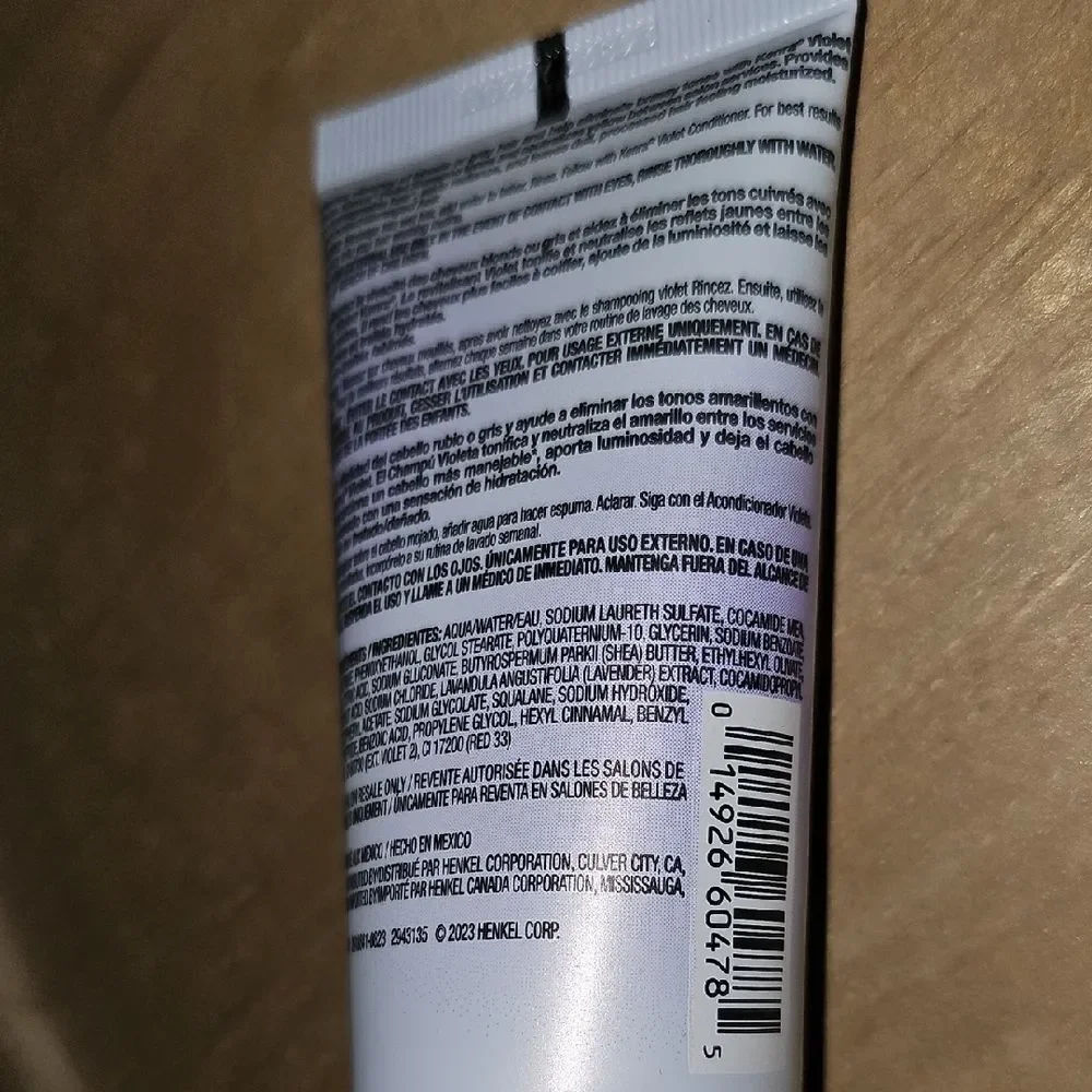 KENRA- (SET OF 5) 1.7 OZ Violet Shampoo. SEALED AND UNOPENED